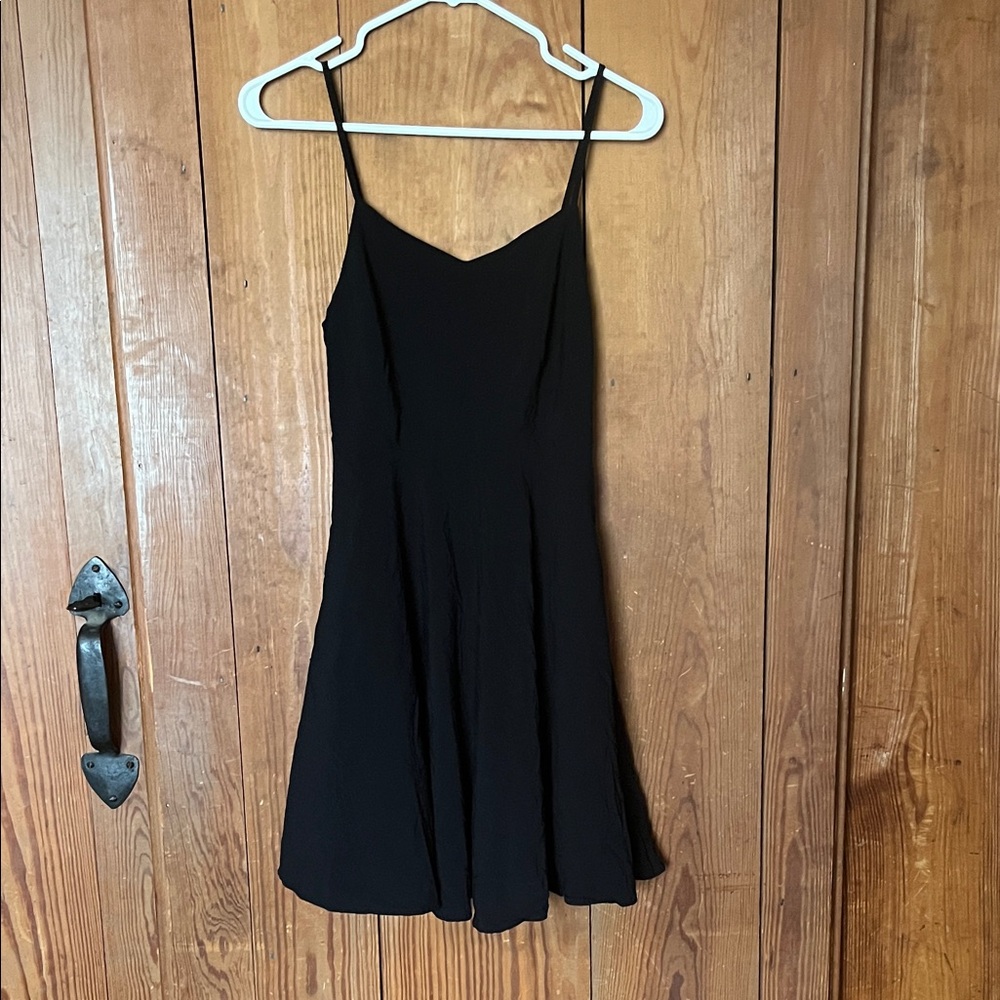 Old Navy Black Mini Dress with Spaghetti Straps